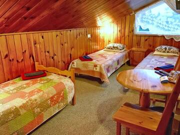 Фото номера Трехместный номер (3 односпальные кровати) Гостевой дом Kikas Guesthouse г. Отепя 17