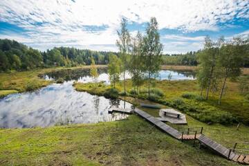 Фото номера Дом для отпуска Комплексы для отдыха с коттеджами/бунгало Sokka Holiday Center &amp; Glamping г. Отепя 17