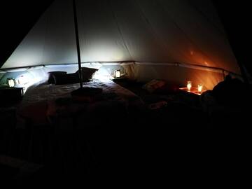 Фото номера Шатер Комплексы для отдыха с коттеджами/бунгало Sokka Holiday Center &amp; Glamping г. Отепя 3