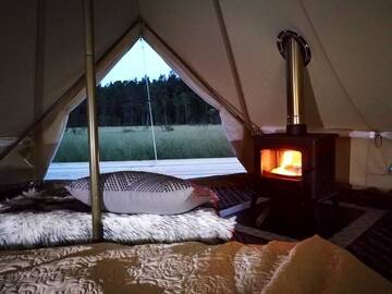 Фото номера Шатер Комплексы для отдыха с коттеджами/бунгало Sokka Holiday Center &amp; Glamping г. Отепя 5